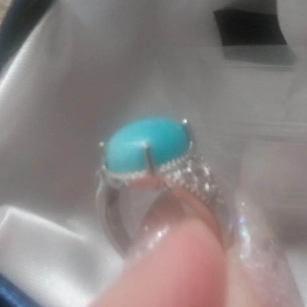 Russian Amazonite ring - Picture 3 of 4